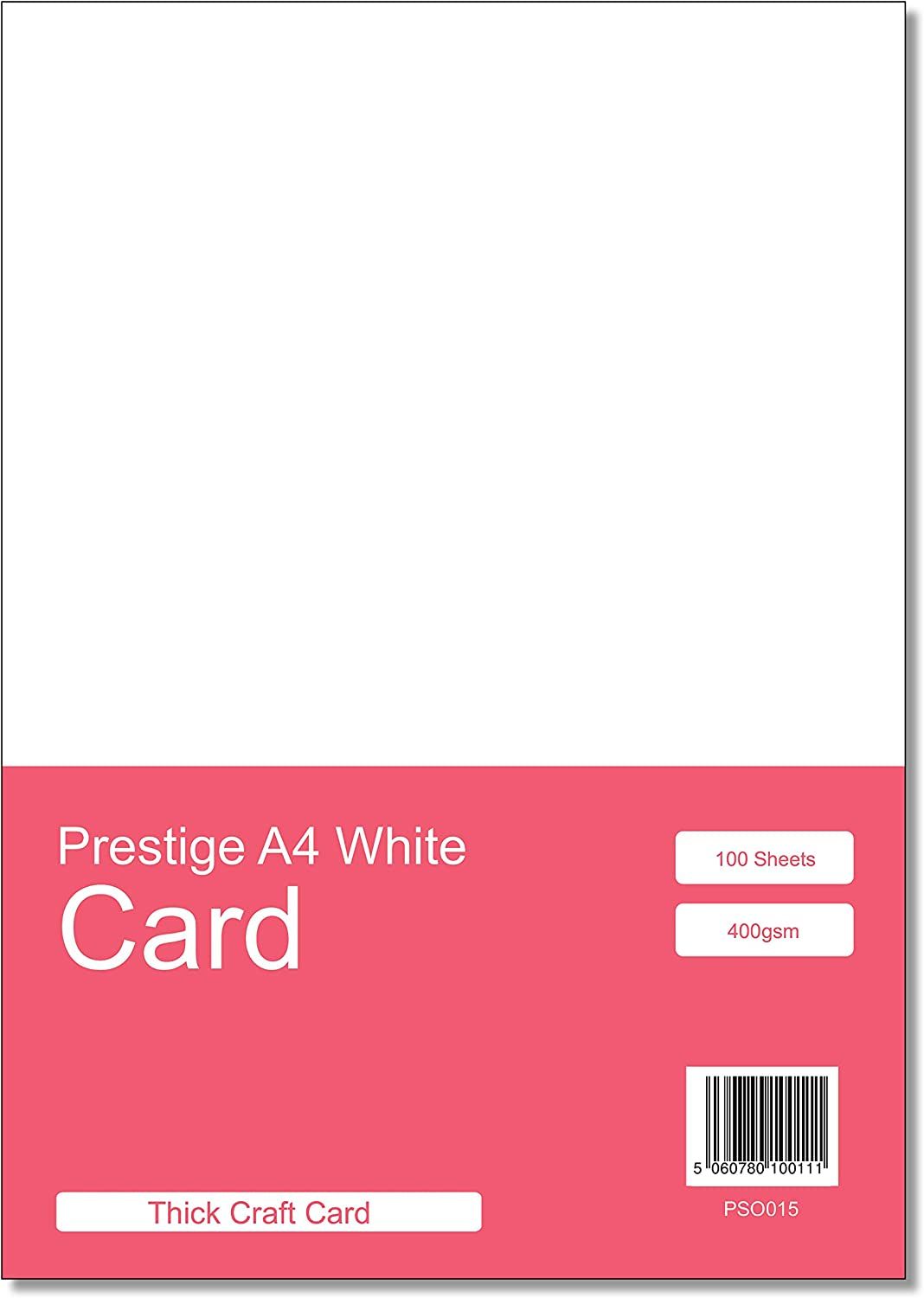 Prestige A4 White Card - 400gsm - 100 Sheets