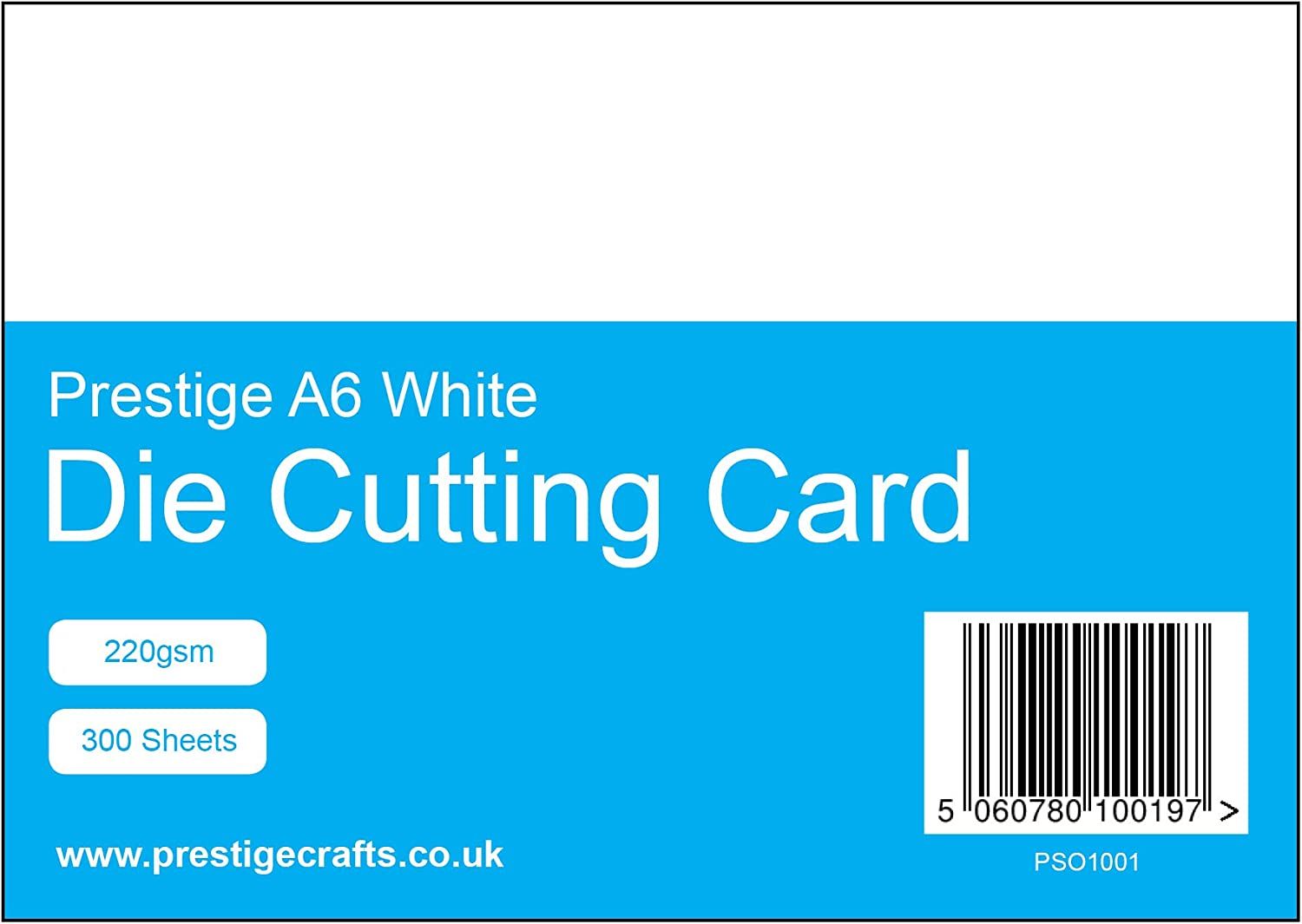 Prestige A6 White Die Cutting Card - 220gsm - 300 Sheets