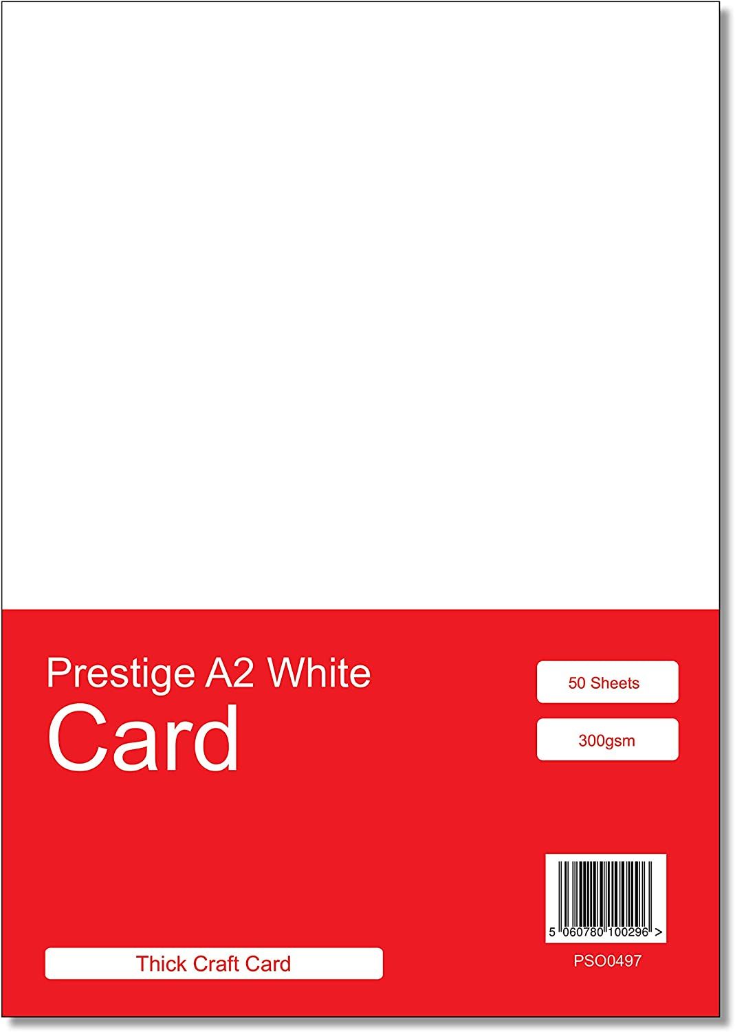 Prestige A2 White 300gsm Card x 10 Sheets
