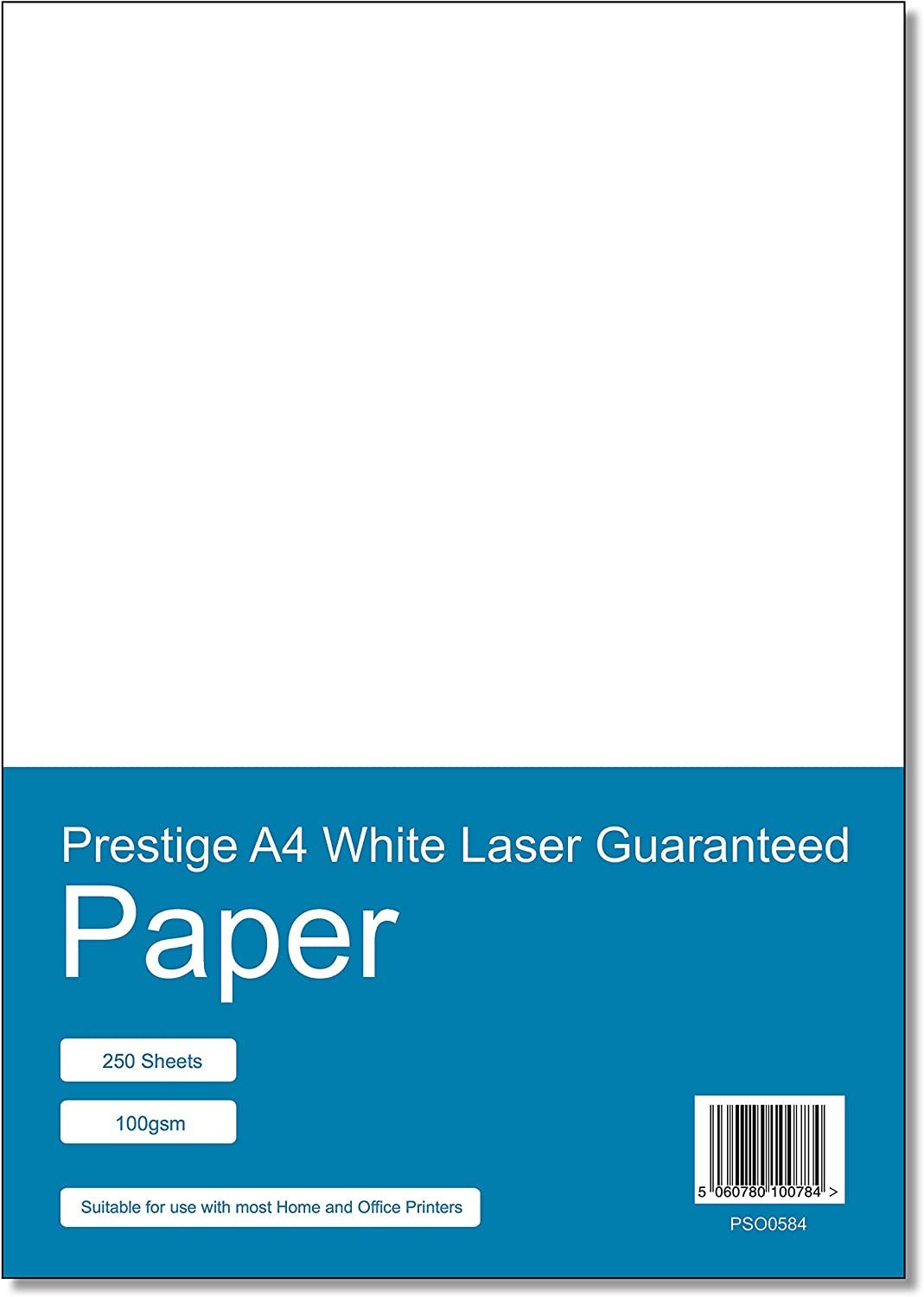 Prestige A4 White Laser Guaranteed Paper 100gsm - 250 Sheets