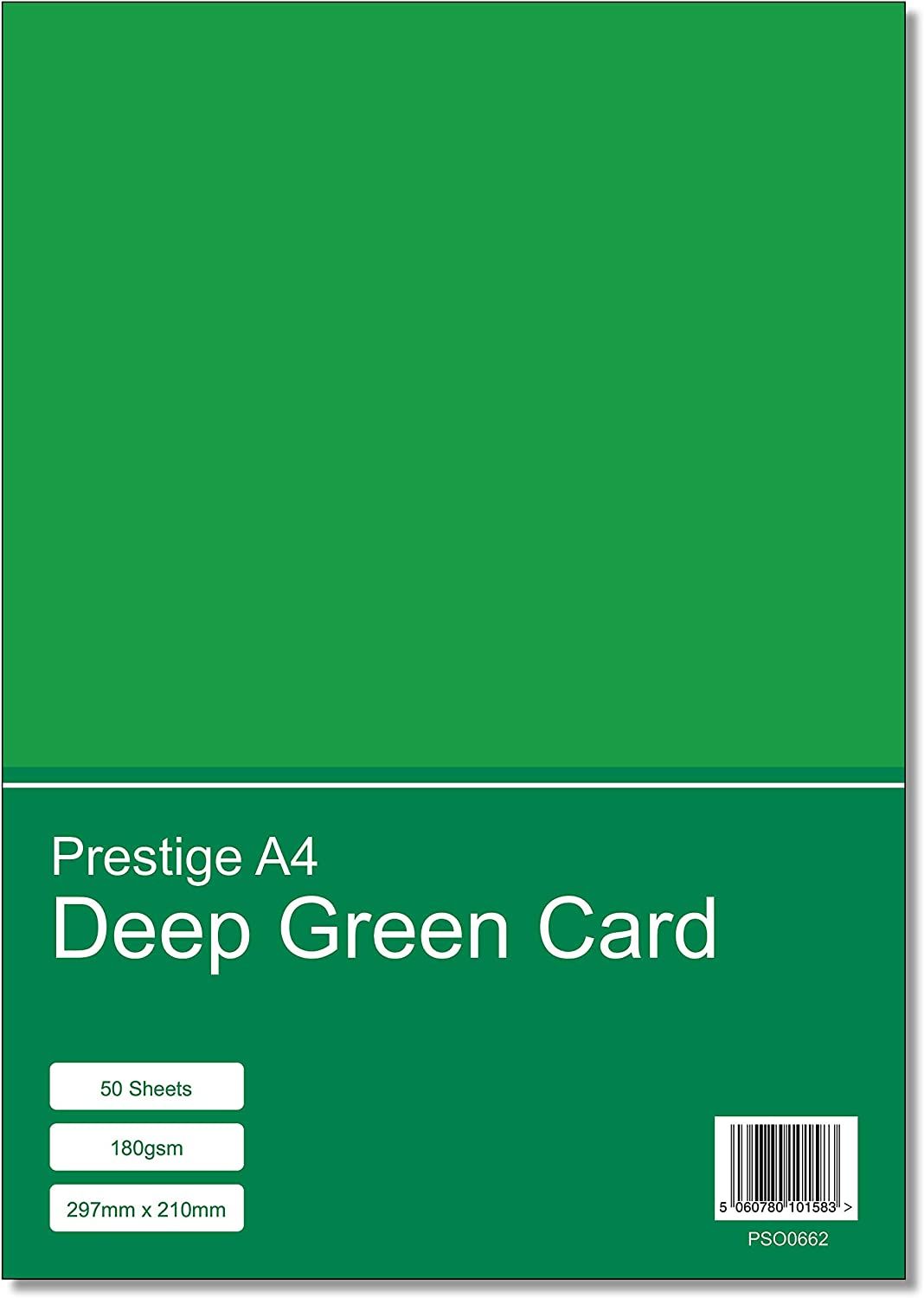 Prestige A4 Deep Green Card - 180gsm - 50 Sheets
