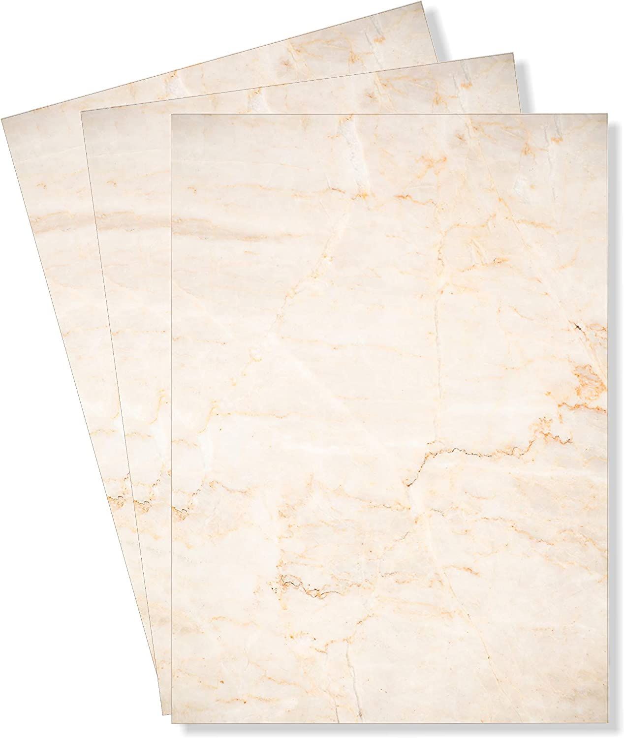Prestige Marble Vintage Looking Old Style Paper - A4 Size - 120gsm - 25 Sheets