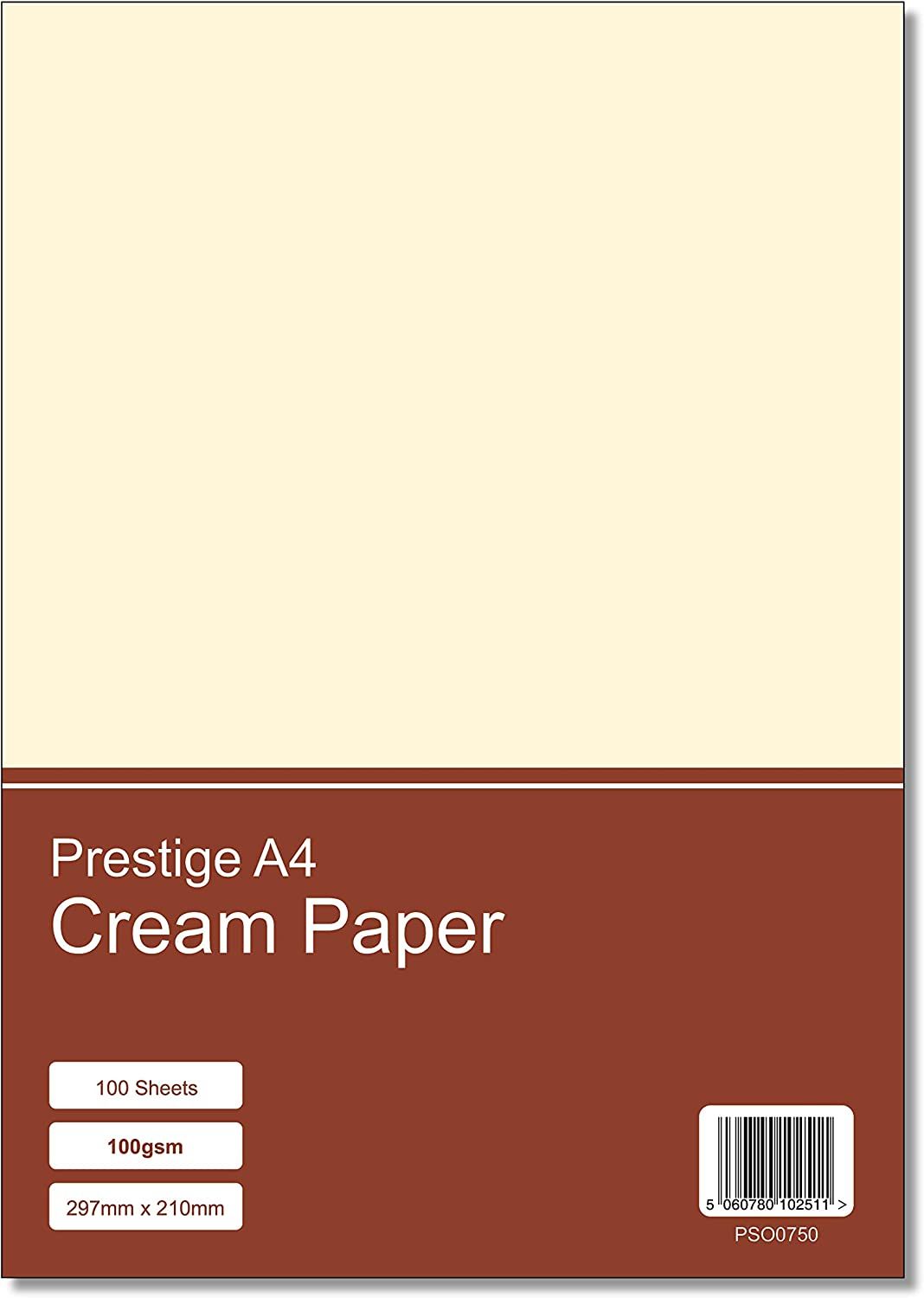 Prestige A4 Cream 100gsm Paper x 100 Sheets