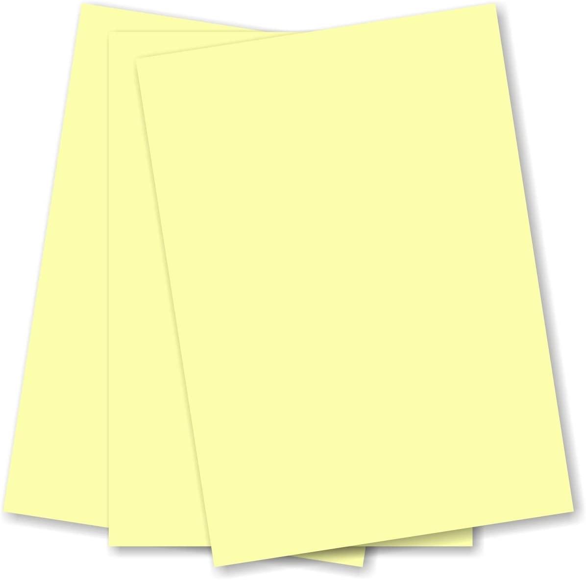 Prestige A3 Pastel Yellow 100gsm Paper x 50 Sheets — smooth