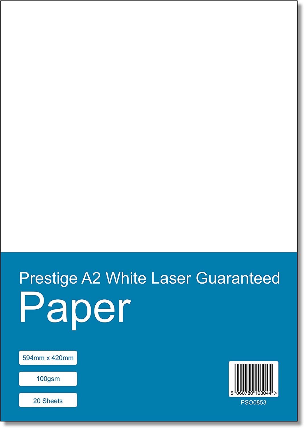 Prestige A2 White Paper Laser Guaranteed 100gsm - 20 Sheets