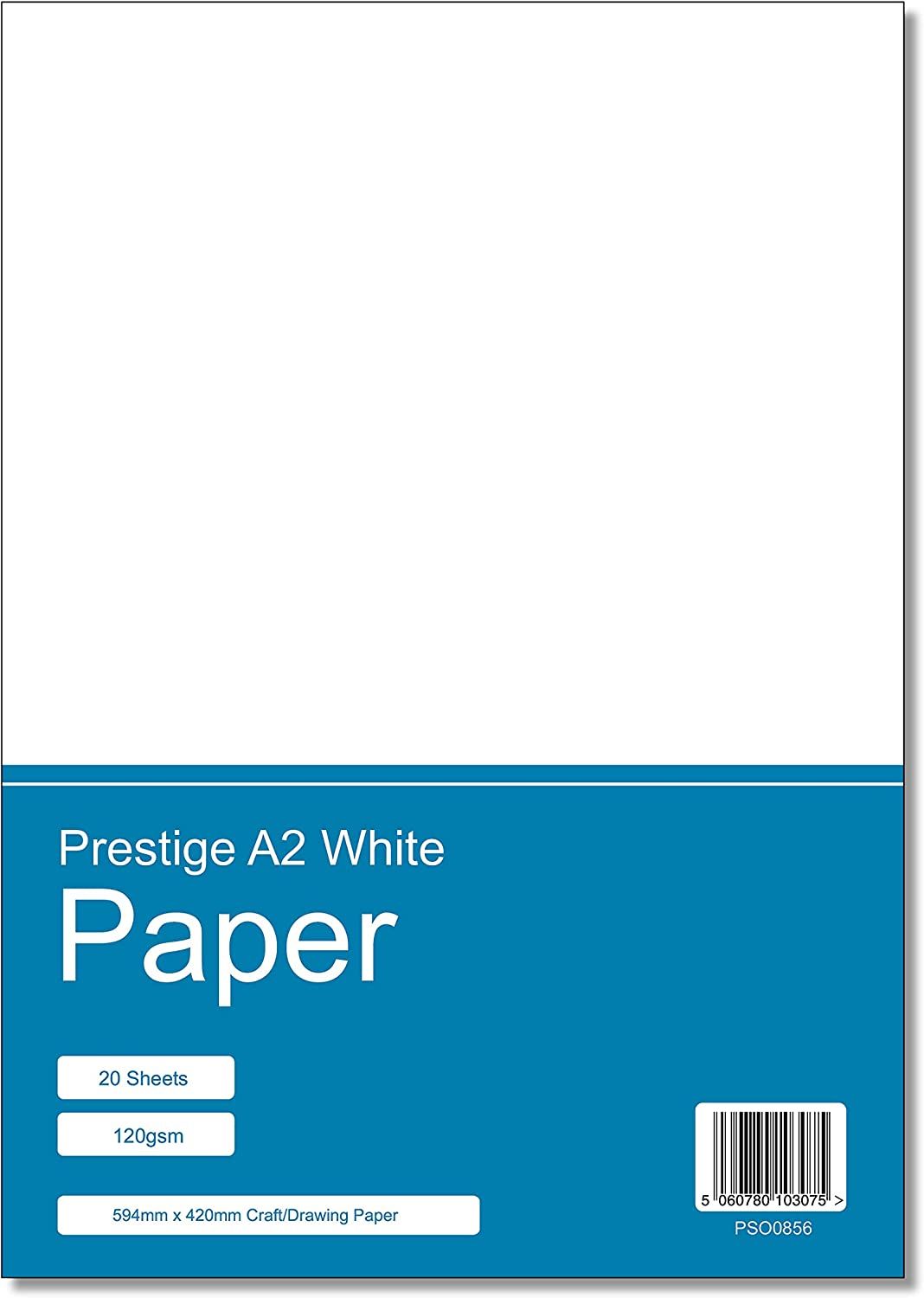 Prestige A2 White Craft Paper 120gsm - 20 Sheets