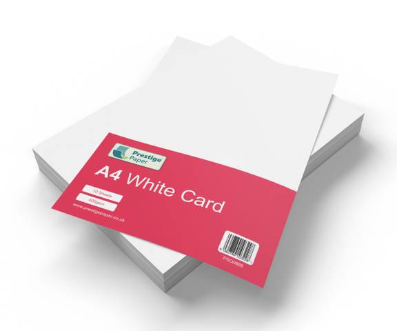Prestige A4 White Card - 400gsm - 10 Sheets