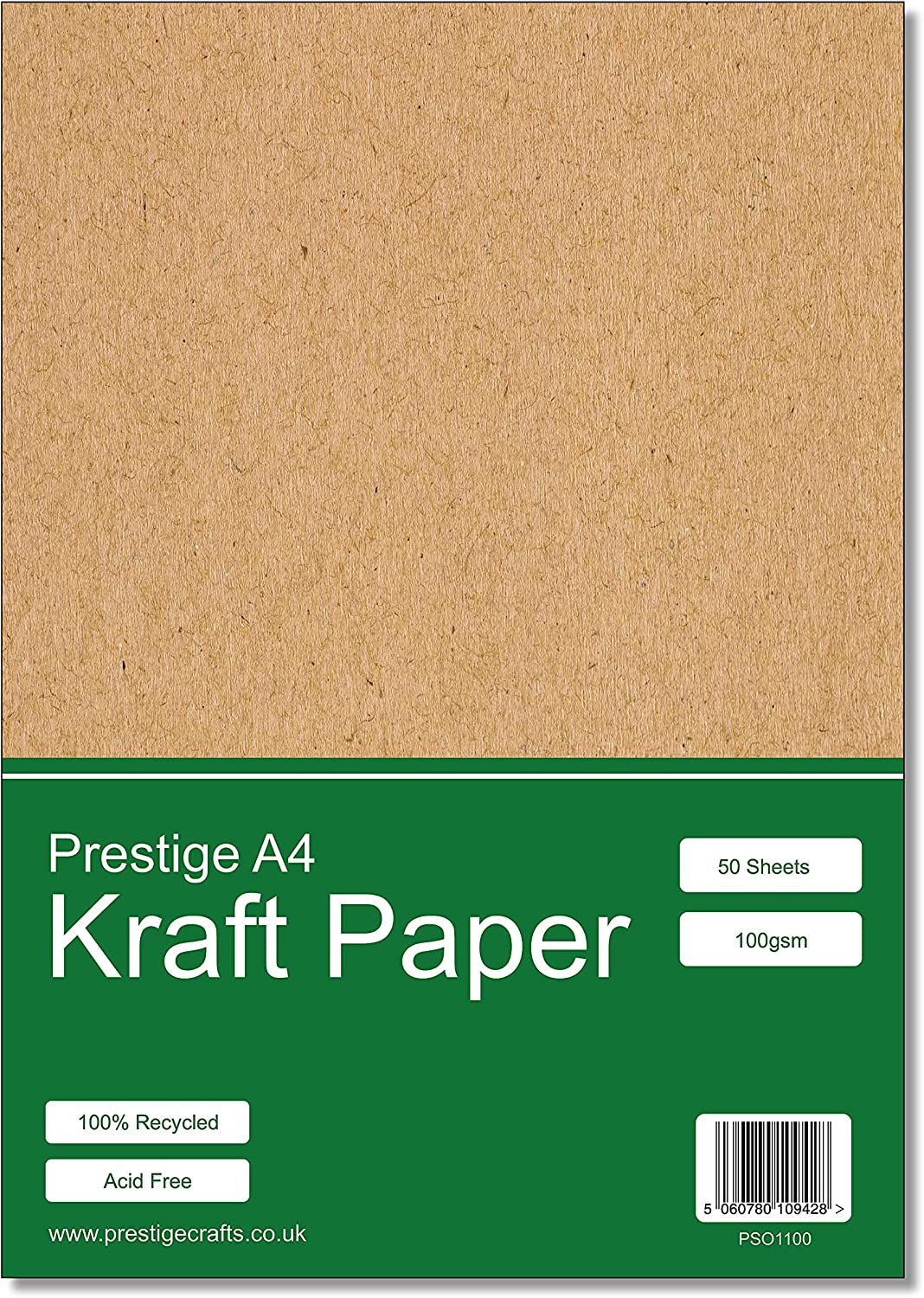 Kraft Paper A4 Recycled 100gsm - 50 Sheets