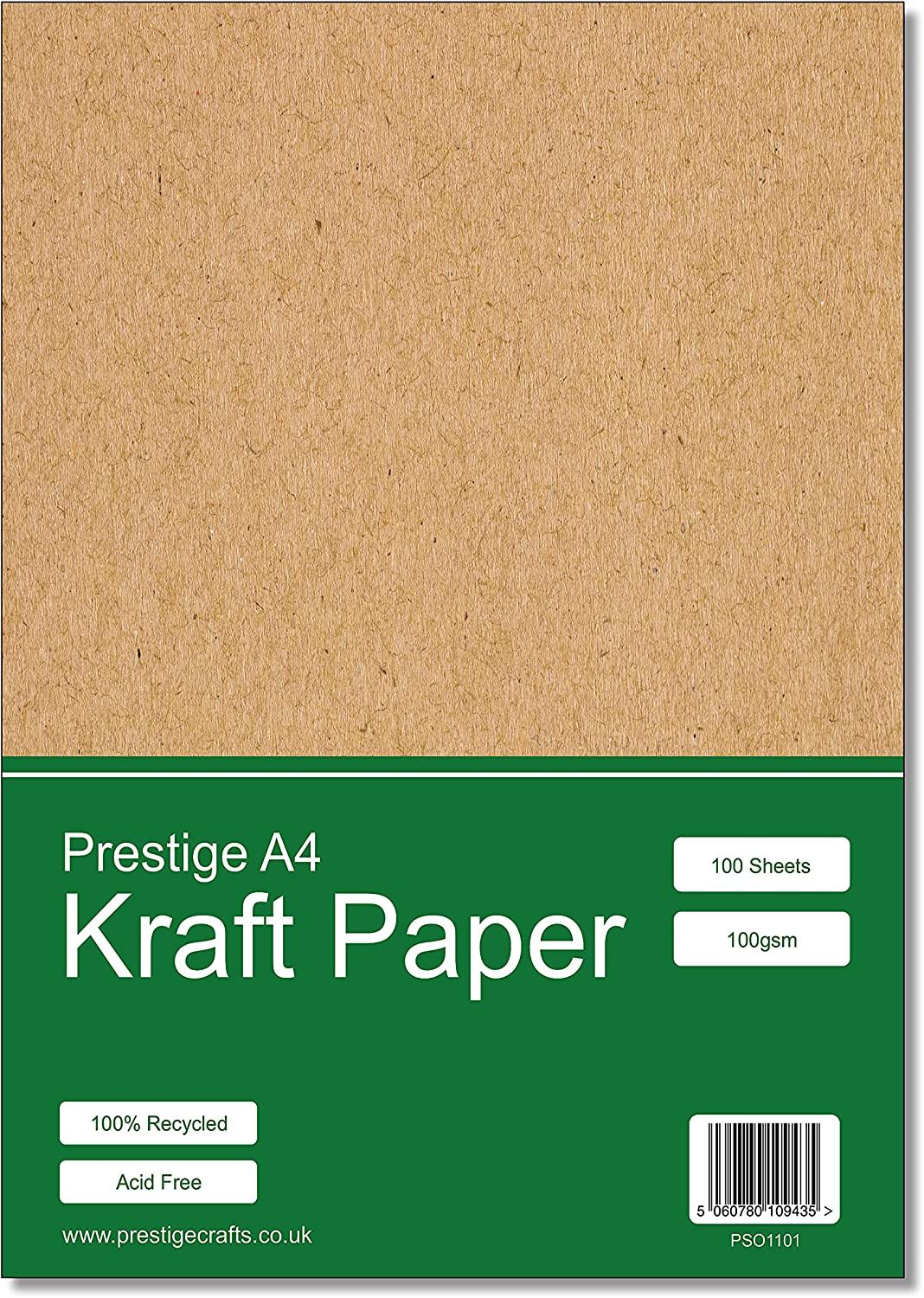 Kraft Paper A4 Recycled 100gsm - 100 Sheets