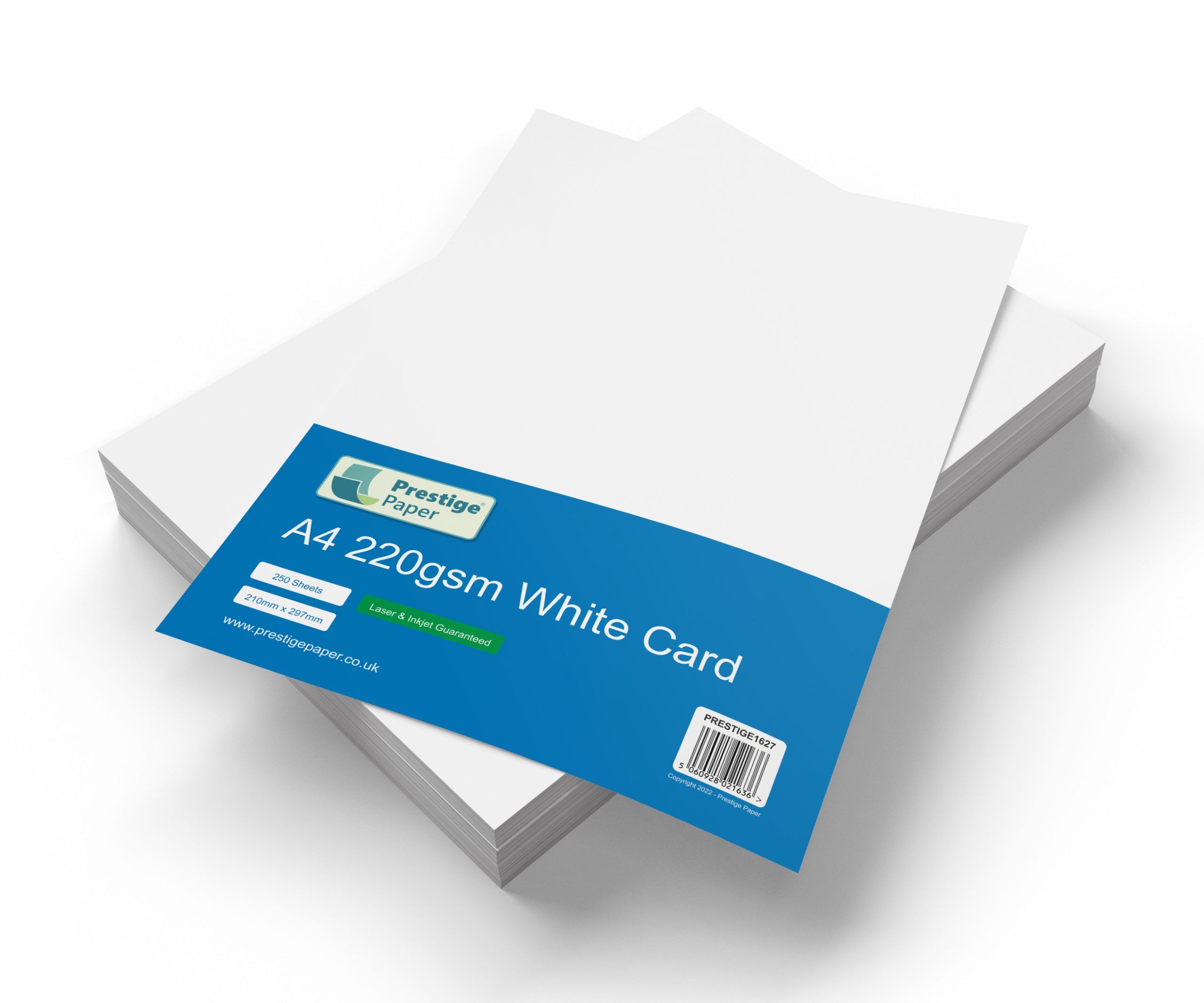 Prestige A4 220gsm White Card - 250 Sheets