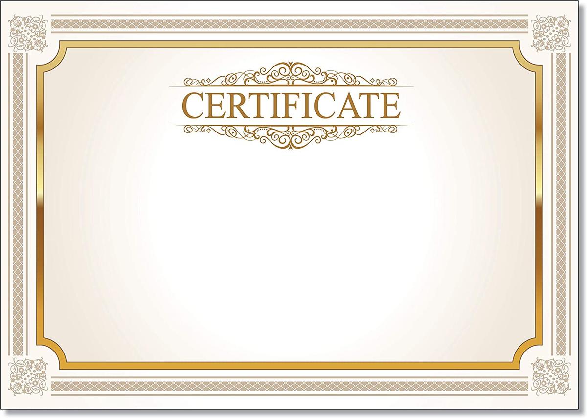 Prestige A4 Certificate Paper - 160gsm Laser/Inkjet Paper - 25 Certificates per Pack — smooth