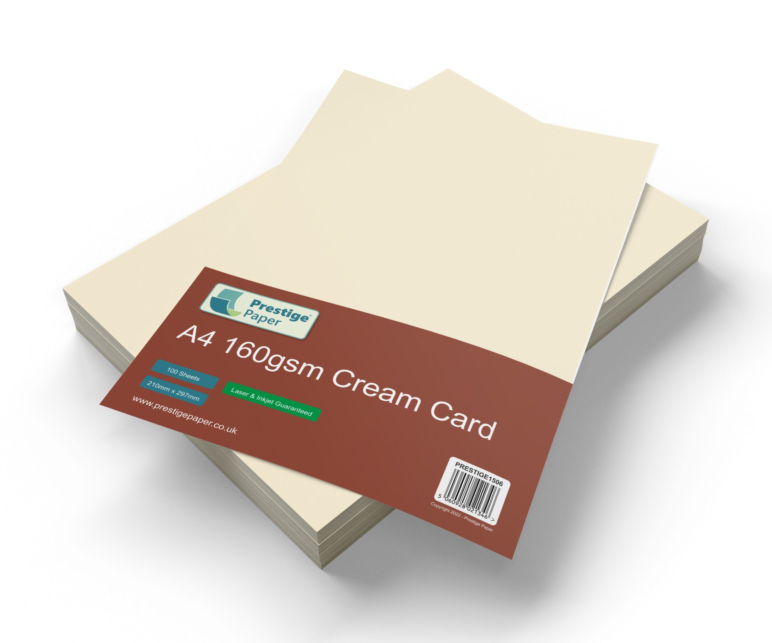A4 Cream/Ivory Card, 160gsm - 100 Sheets